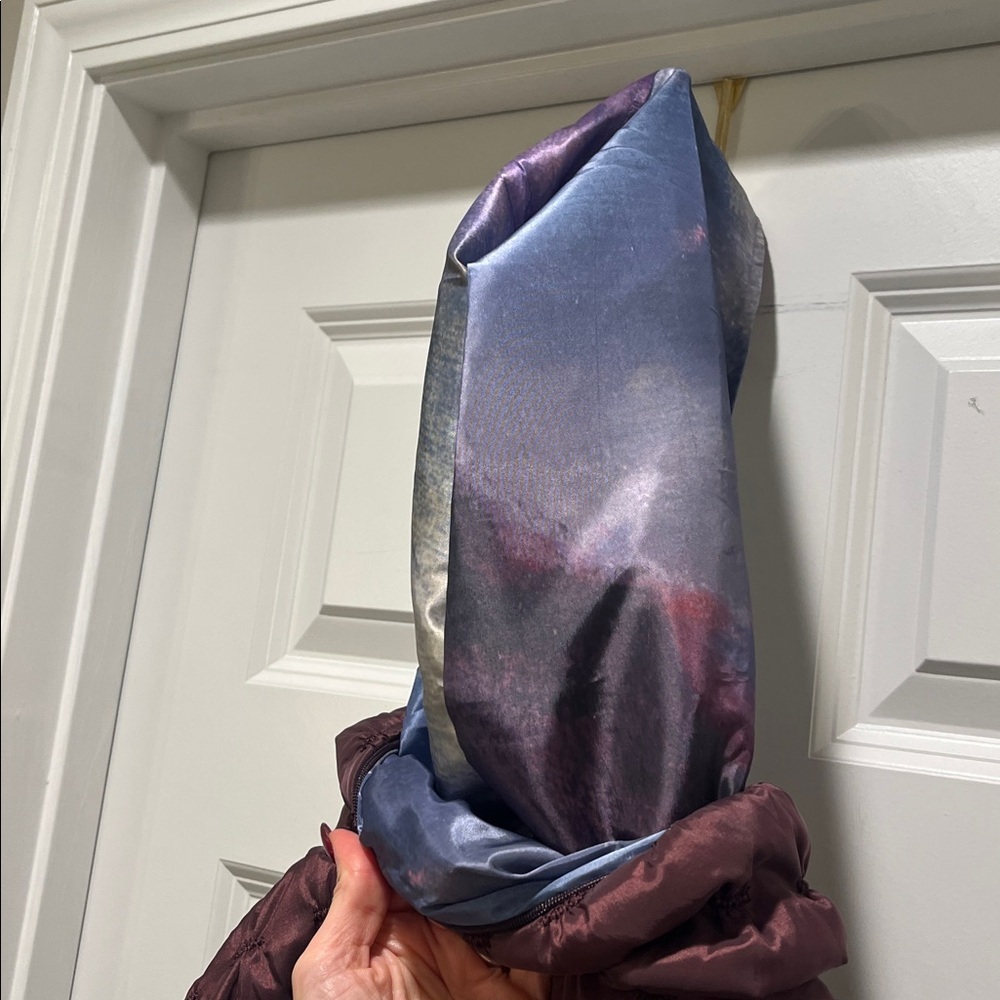 NWT UBU Reversible Quilted Long Jacket COAT art deco to wear wearable art galaxy - Picture 10 of 16